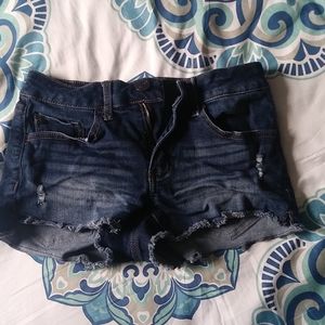 Denim shorts